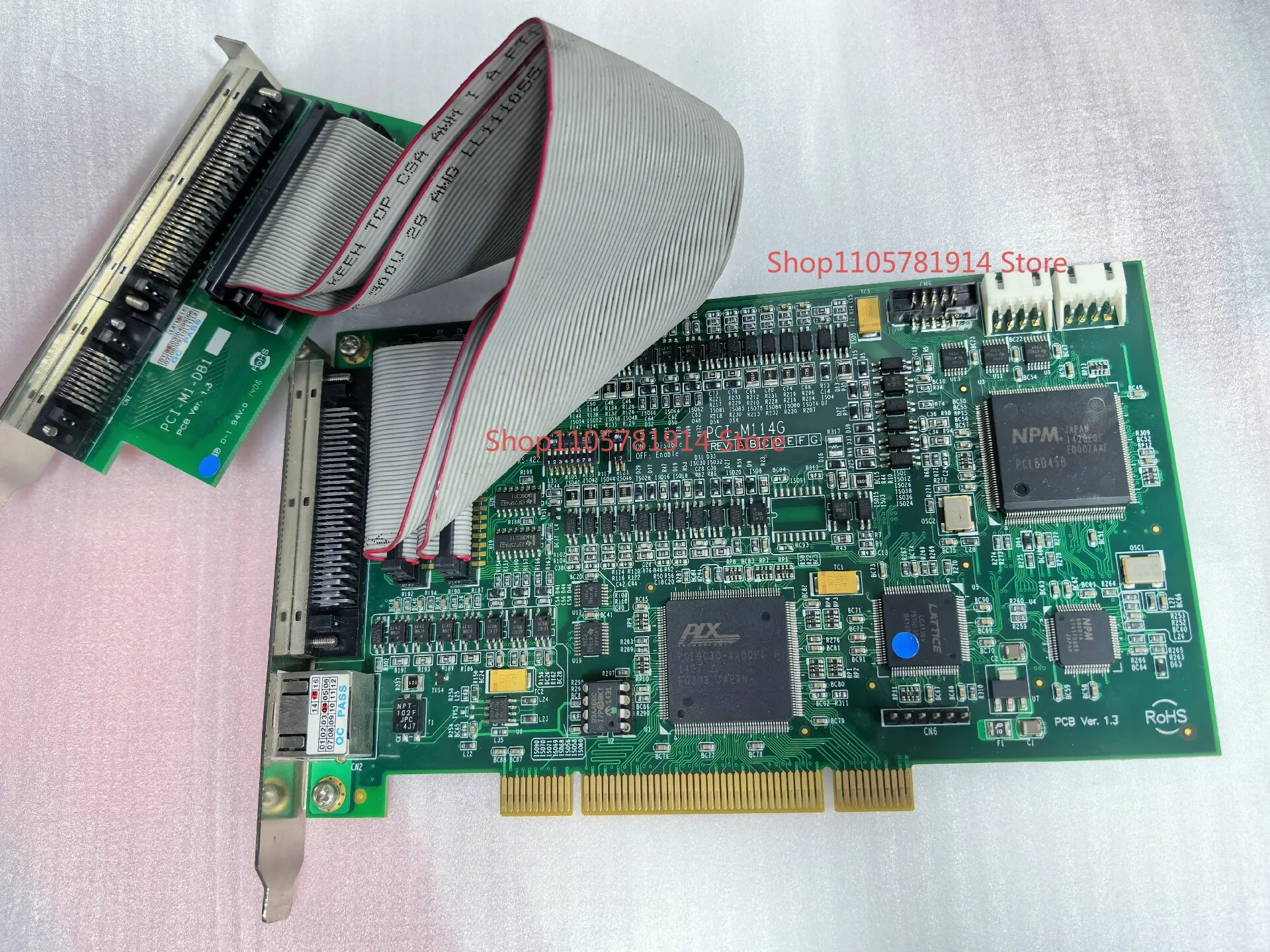 For Advantech Industrial Computer IPC-6806S, PCI-M114G Motion Control Card Plus PCI-M1-DB1 Small Card