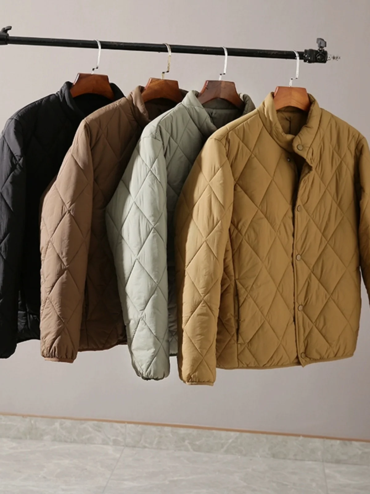 

Повседневная хлопковая куртка свободного кроя с воротником-стойкой, теплая, ветрозащитная, осенне-зимняя верхняя одежда для пар, модный городской стиль