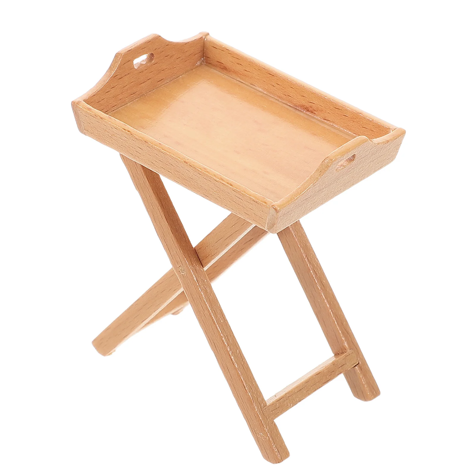 

Miniature Wooden Fruit Plate Dollhouse Kitchen Accessories Realistic Tray for Pretend Play Collectors Dollhouse Tray