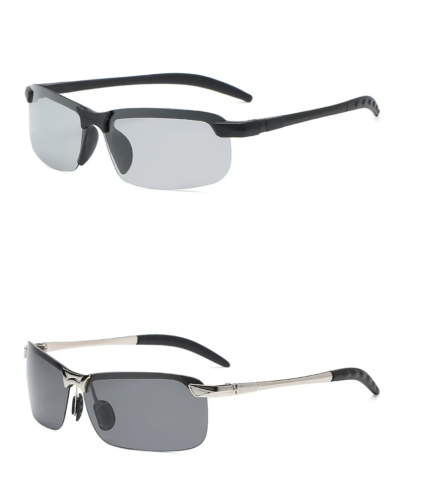 Klassische Herren Polarisierte Sonnenbrille Photochrome Fahren Männlich Ändern Farbverlauf Sonnenbrille Tag Nacht Vision Fahrer Brillen – Detail 18