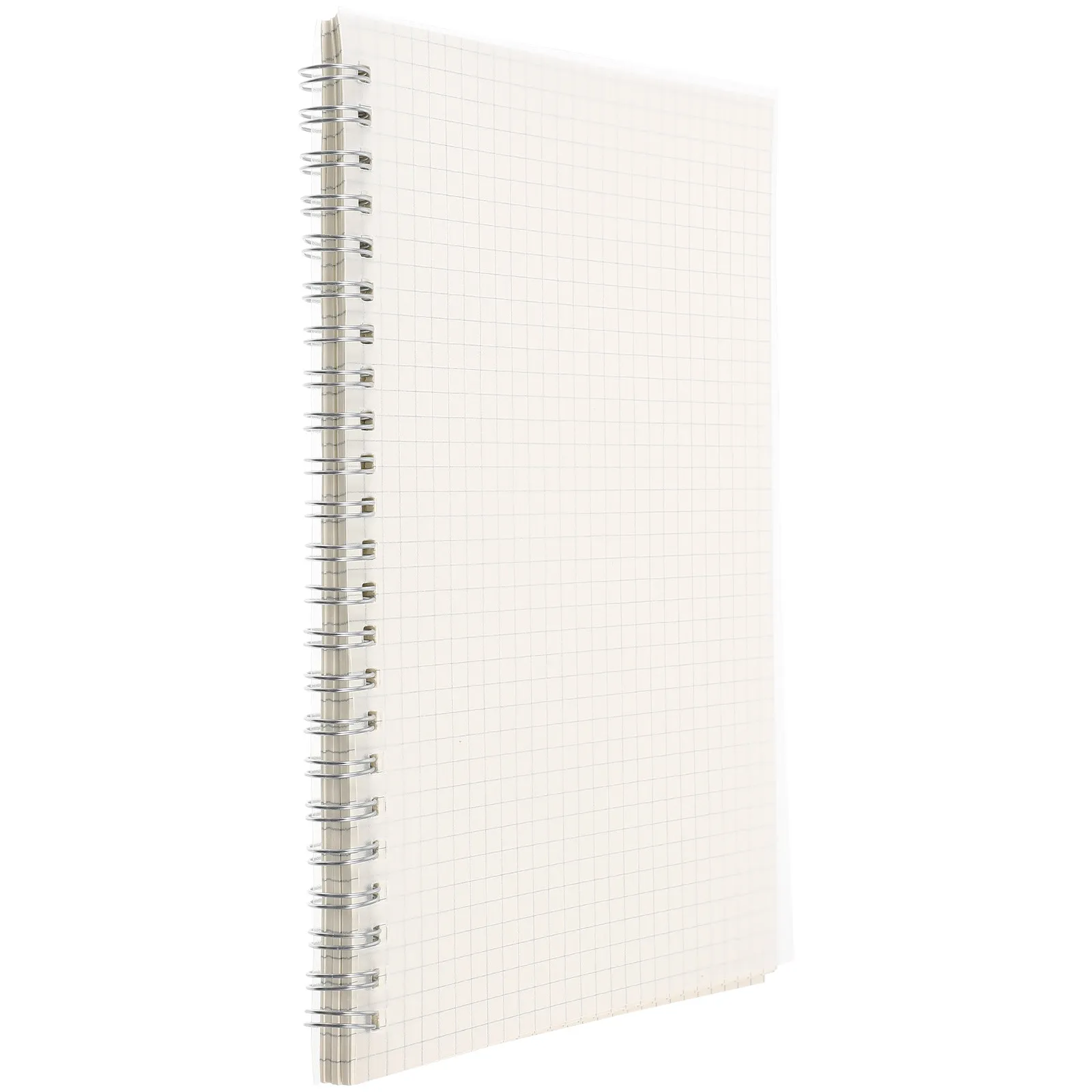 Spiral Bound Grid Notebook A5 Format Paper Multi-Use Notepad for Students Work Learning Schedule Planning Diary