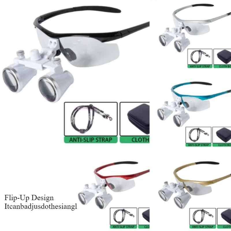 

2.5/3.5x Magnifying Glasses for Dental Loupes Dentist Surgery and Oral Examination HD Dental Surgeon's Surgical Magnifier Glass