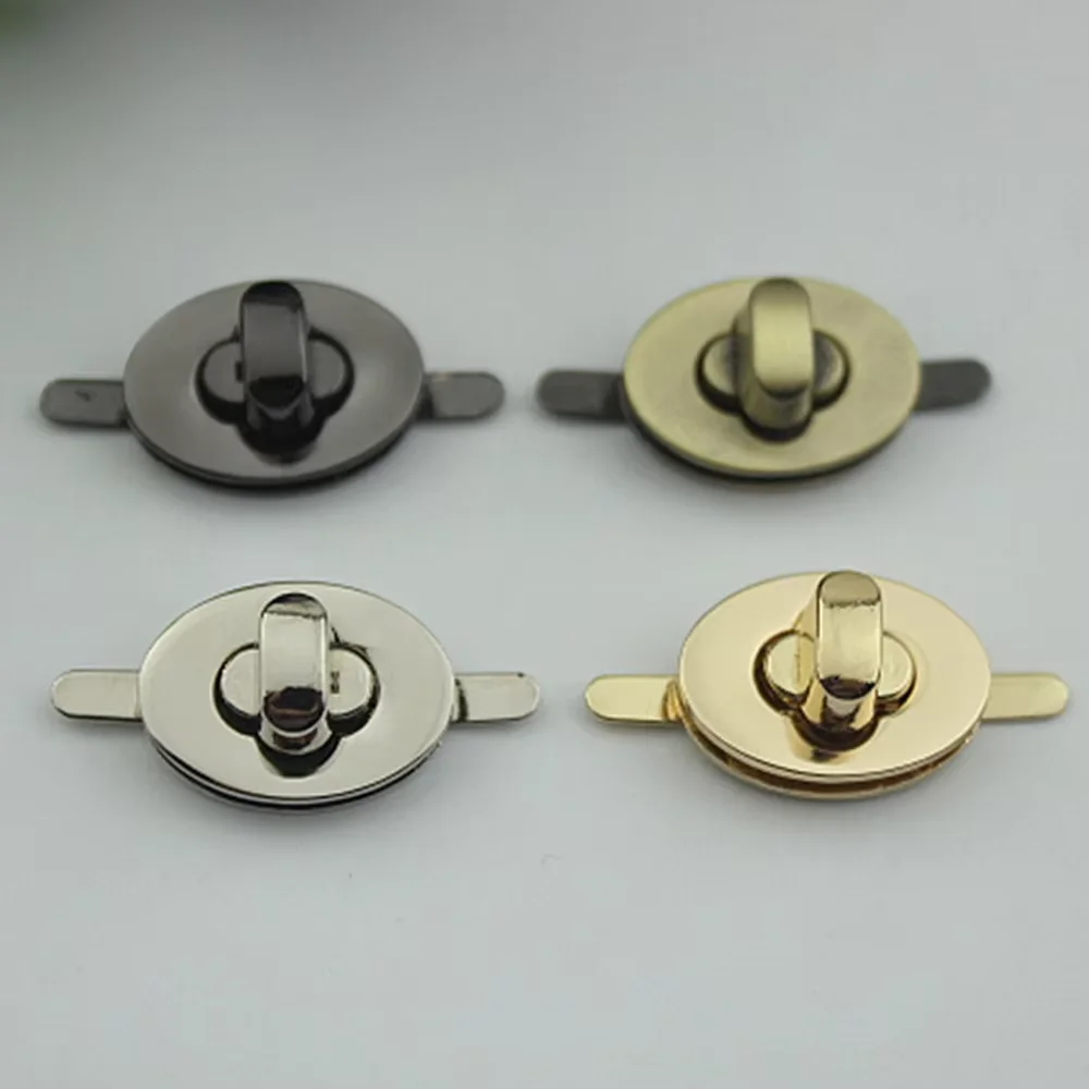 GUGULUZA Owl Bag Lock Metal Bag Accessories Buckle Twist Turn Lock Snap Clasps Closure for Purse Handbag