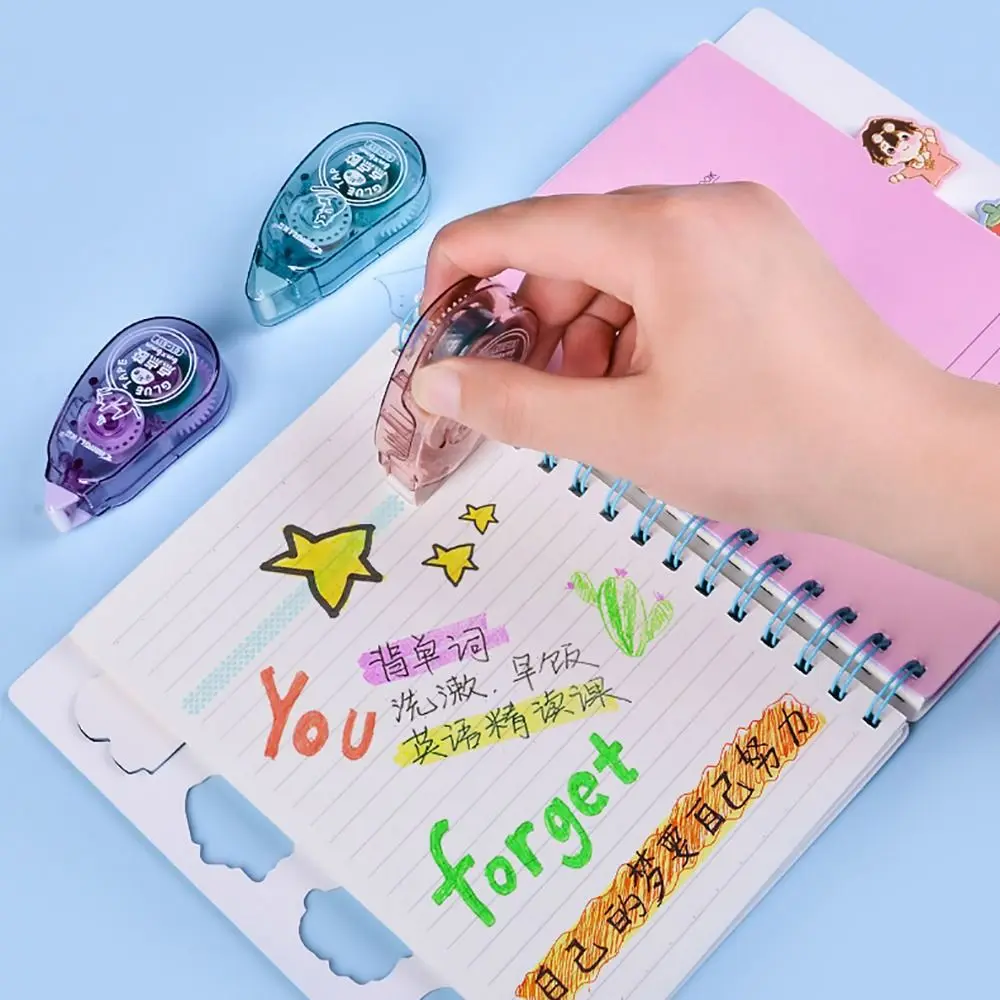 Correction Tape Office Ledger Supplies Dot Glue Stationery Student Study Exam Roller Glue Tape Multifunctional DIY Dot Glue Tape