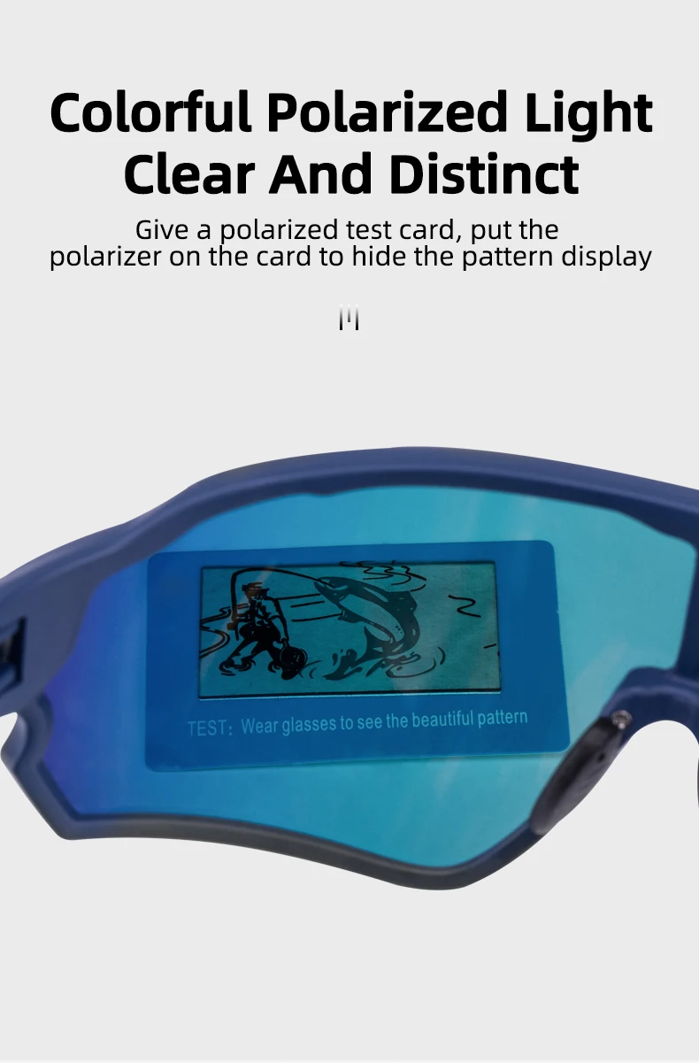 ROCKBROS Fahrradbrille Polarisiert / Photochrom UV400 Sonnenschutz Sportbrille Fahrradsonnenbrille MTB Rennradbrille – Detail 7
