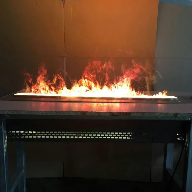 48-Inch 3D Water Vapor Electric Fireplace With Logs Or Pebbles Low Price Product