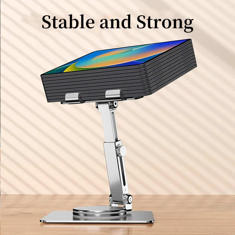 Tablet Stand Holder 360°Rotating Foldable Adjustable On Table Desk Aluminum Alloy Arm Mount Support Tablet Bracket iPad MT13