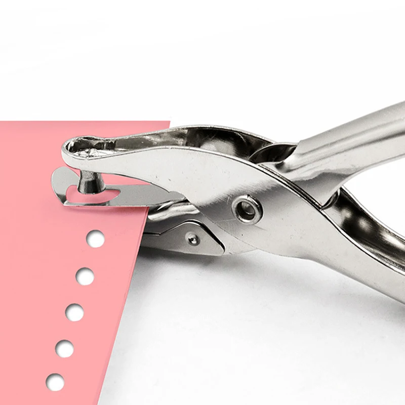 ●Single Hole Puncher Metal 3mm/6mm Pore Diameter Punch Pliers Hand Paper Scrapbooking Punches