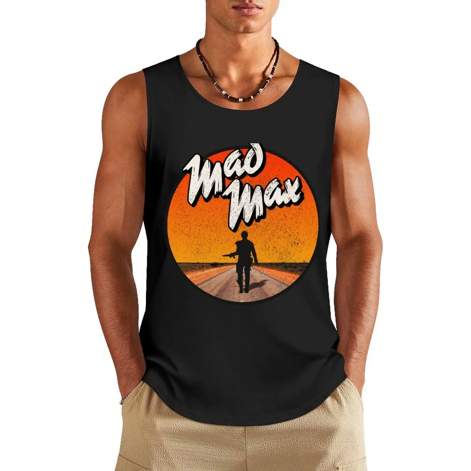 

Mad Max The Road Warrior Tank Top Men's sleeveless gym shirts sleeveless shirts summer clothes man 2025