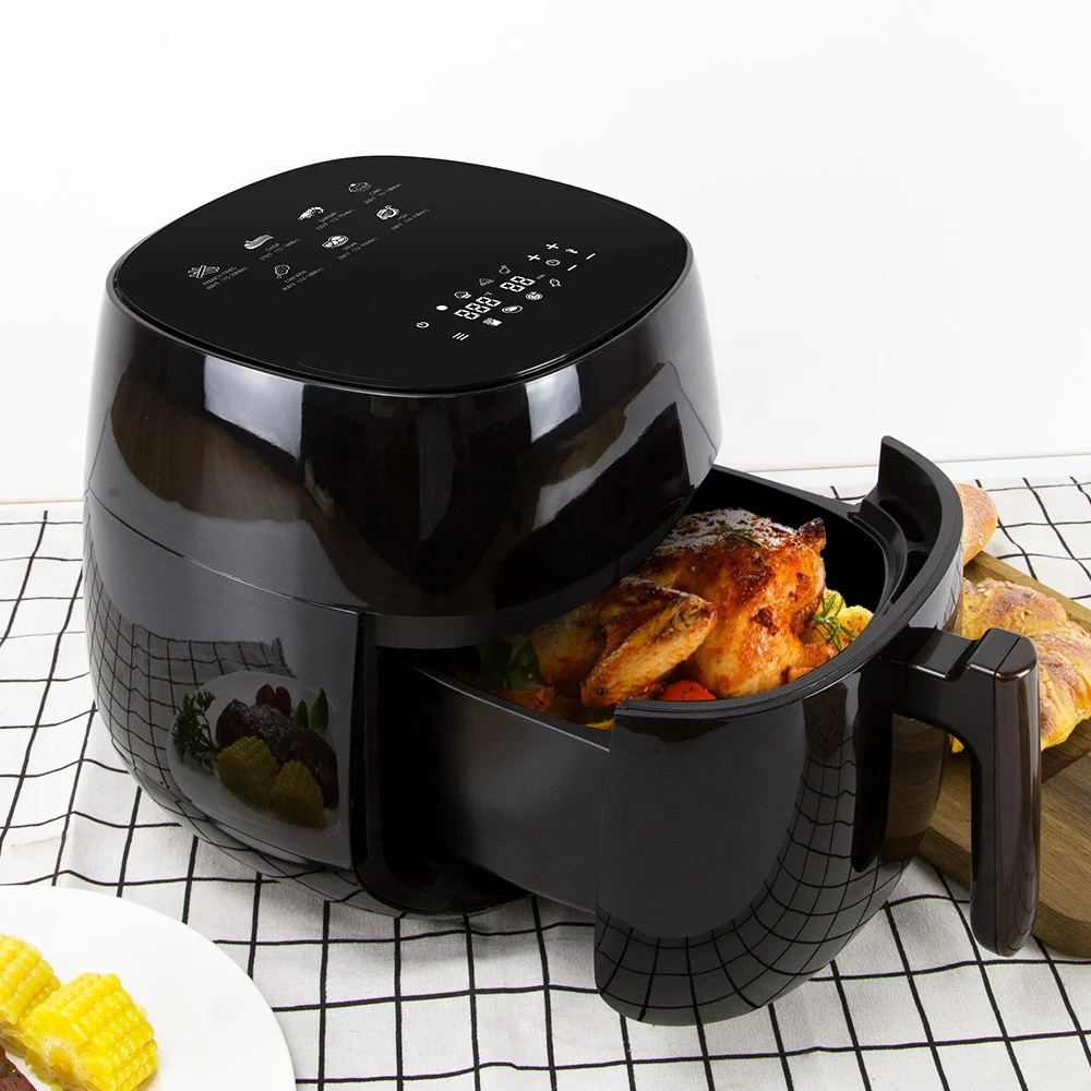 Family Size 1400W Hot Air Cooker Oilless Digital Nonstick Basket Air Fryer