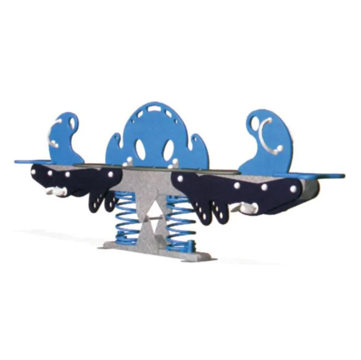 Galvanized Steel Four-Seat Spring Rider Seesaw for Kids, Children's Use Seesaw Outdoor