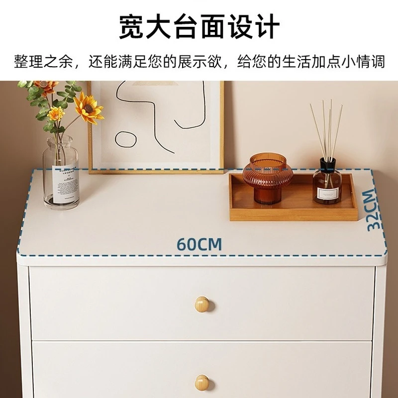 Drawer cabinet for home use, large capacity multi-layer drawer storage cabinet, balcony
