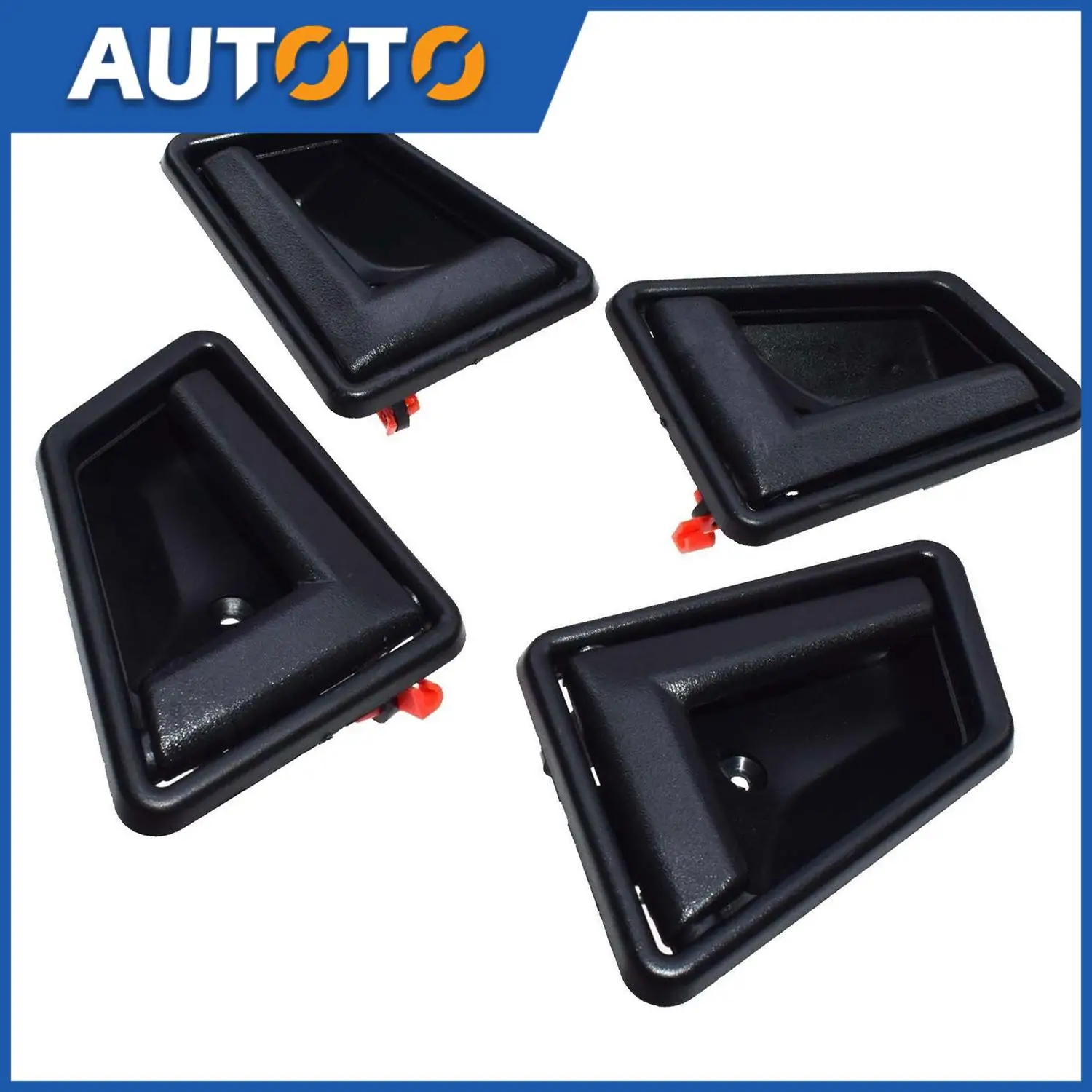 

4 шт., внутренние дверные ручки водителя и пассажира 8313056B015ES 8311056B015ES, подходят для Suzuki Sidekick Vitara