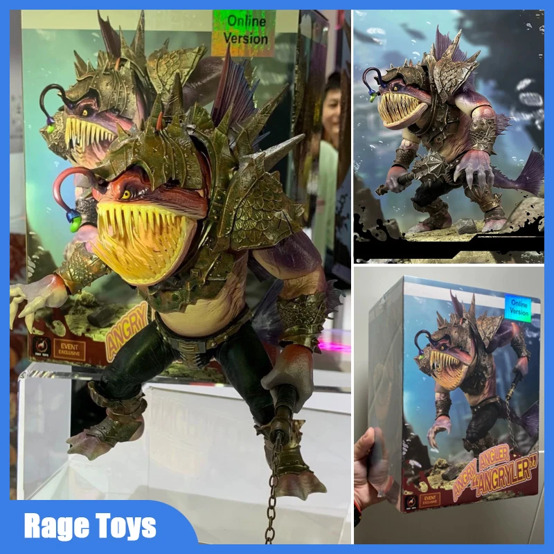 In Stock Furytoys Rage Toys 1/12 Scale Fierce Strange Mountain Sea Demon Record Lantern Fish Action Figure Model Collectible Toy