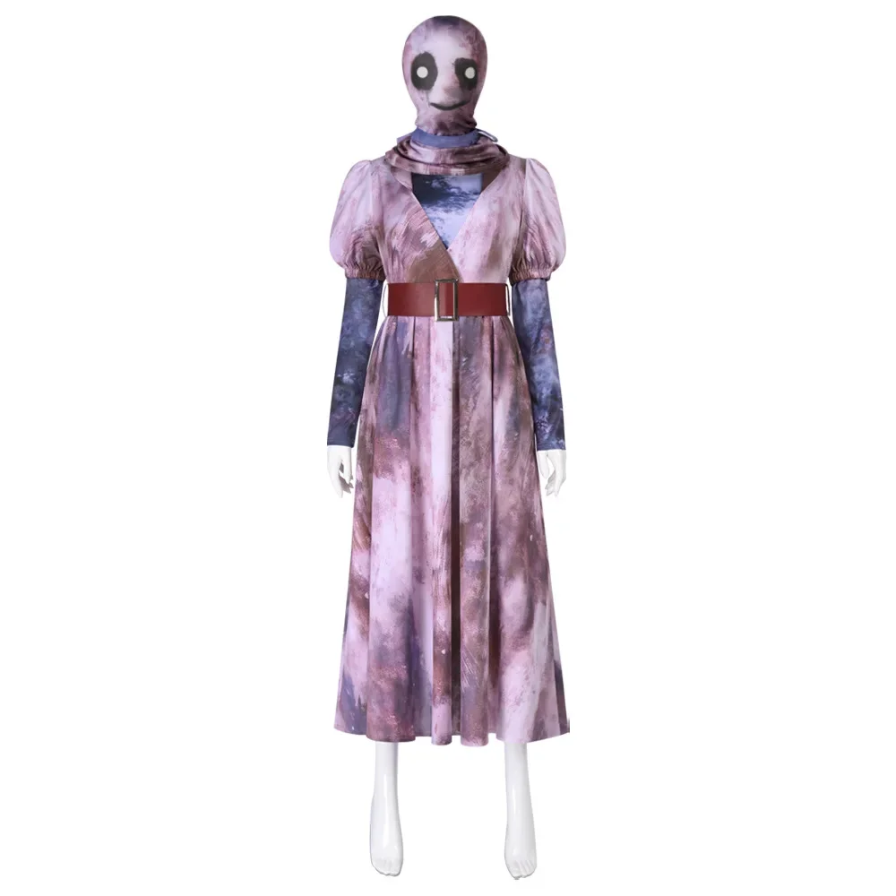 

2026 Horror Nurse Killer Dress Mask Headgear Outfit Halloween Carnival Disguise Suit Game Dead Zombie Daylight Cosplay Costume