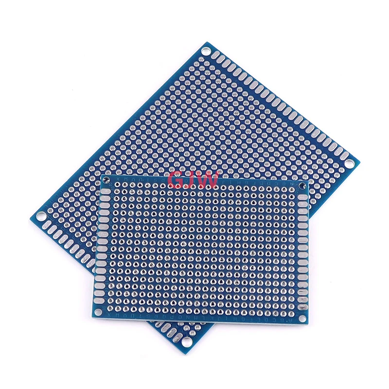 2PCS PCB Board Prototype Board Blue 3x7cm 4x6cm 5x7cm 7x9cm Double Sided Circuit Boards DIY Electronic Kit