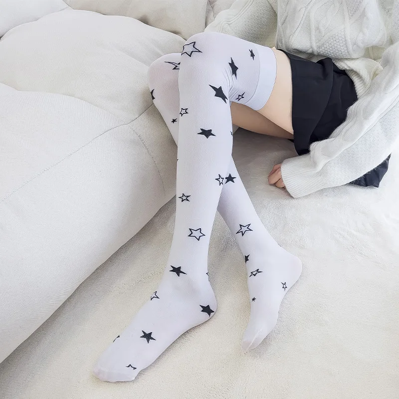 1/2 Paar Frühling/Sommer Elegante, süße Kniestrümpfe, lässig, bequem, farblich abgesetzt, Damensocken, modische, vielseitige Socken