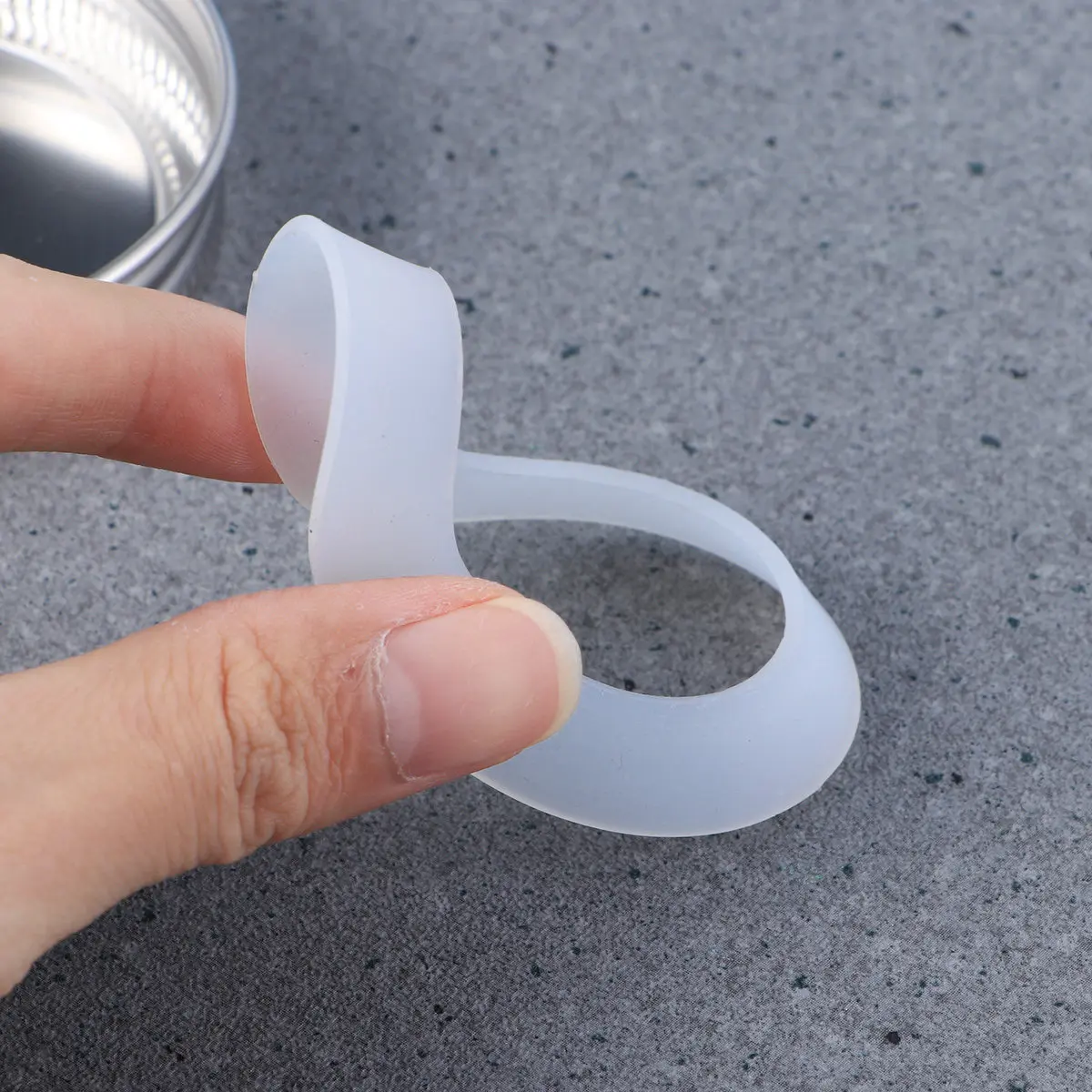 Stainless Steel Sealing Lid with Silicone Gasket Wide Mouth Jar Compatible Leakproof Freshness Preserving Lid for Home Kitchen