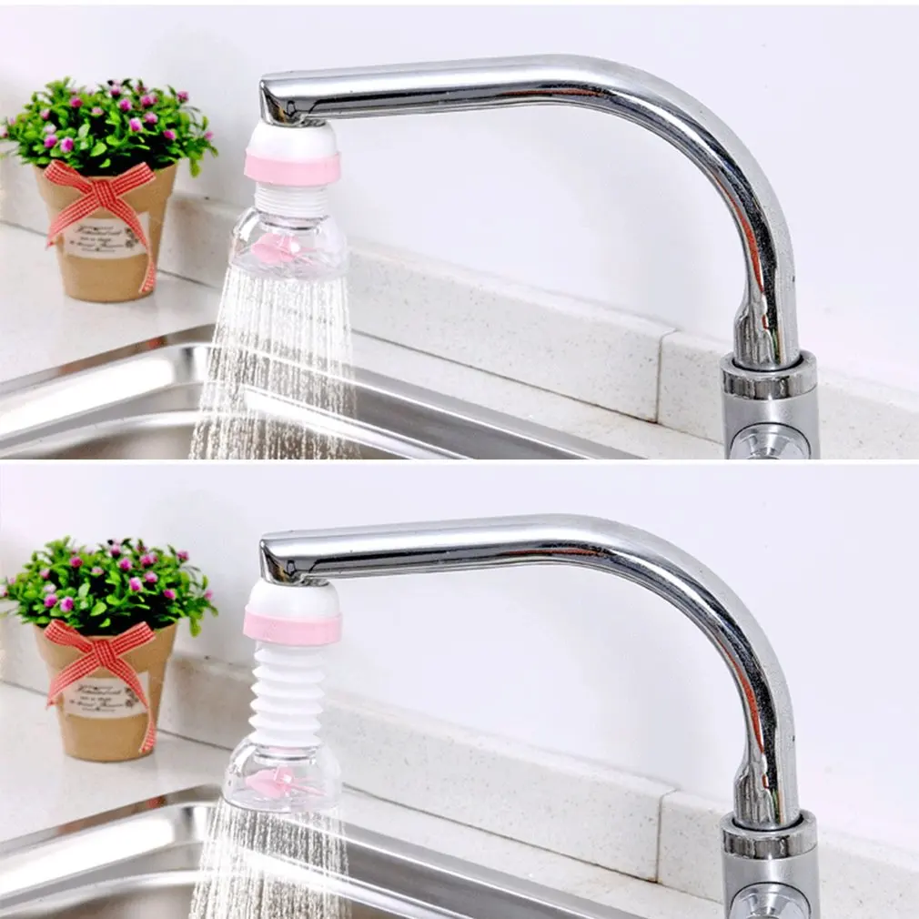 360 Rotation Kitchen Sink Faucet Extender Spouts Sprayers Shower Tap Water Purifier Nozzle Purifier Bubbler Water Saving Filter