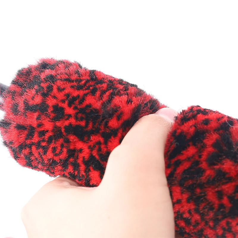 Soft Plush Anti-Scratch Wheel Rim Brush Car Tire Hub Detailing Washing Brush Brake Dust Removal Auto Wheel Care Maintenance Tool