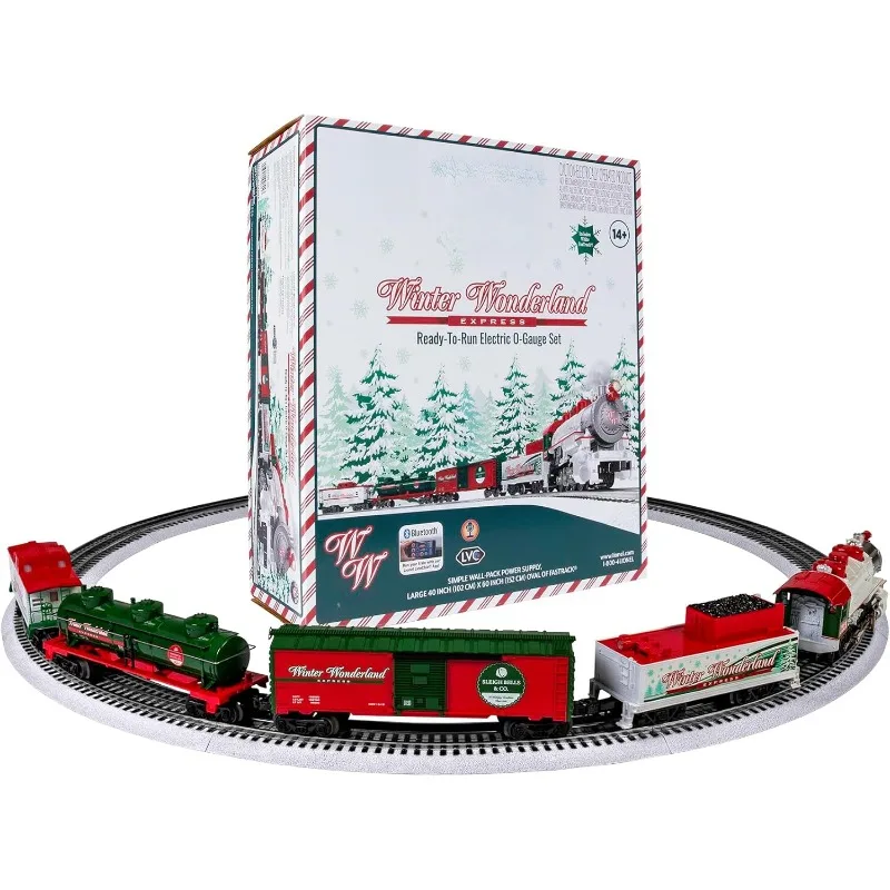 Winter Wonderland LionChief 5.0 Electric O Gauge Train Set with Bluetooth & Remote One Color