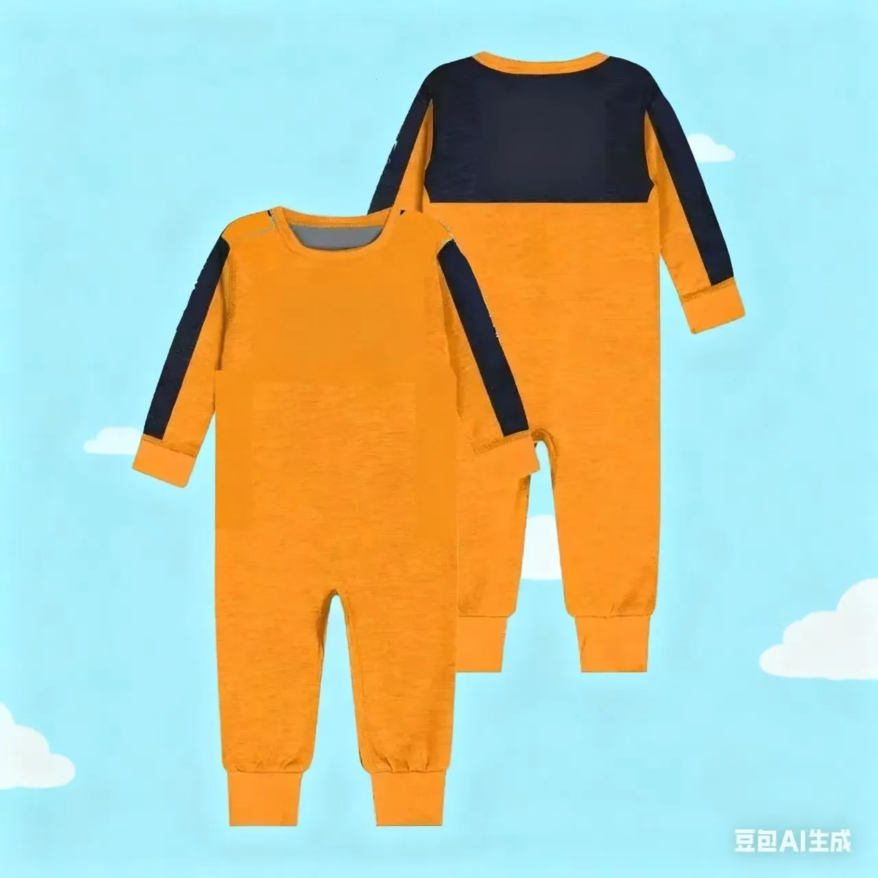 2025 new DIY children's crawling suit suitable for 3M-24M baby indoor and outdoor sportswear