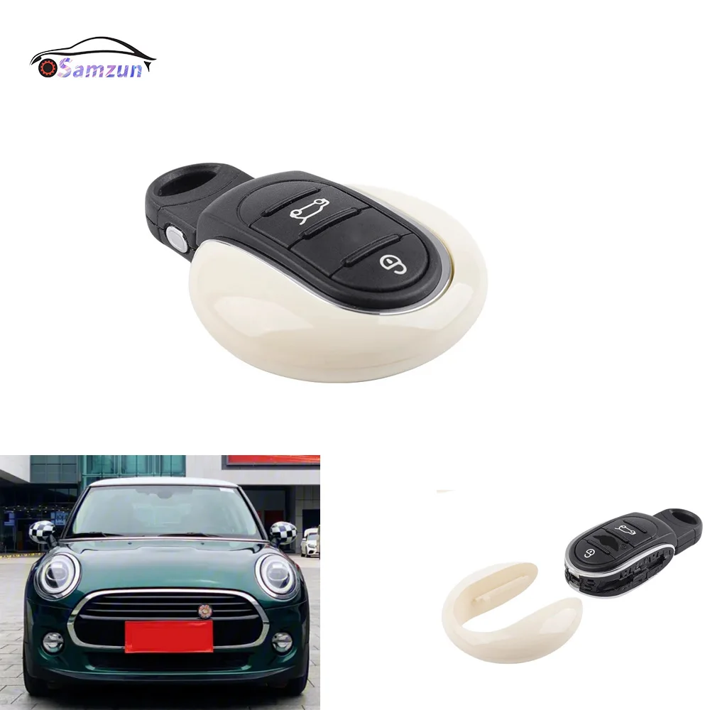 

For MINI Cooper One JCW F54 F55 F56 F57 F60 Car Special Design Colorful Key Cover Decal Bag Decorative Case Styling Accessories