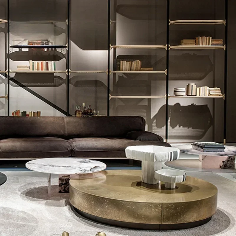 

Modern luxury coffee set center table