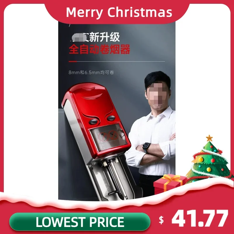 Cigarette Wrapping Machine US Plug Electric Tobacco Roller Injector Maker Automatic Rolling Filling Machines Smoking Tool