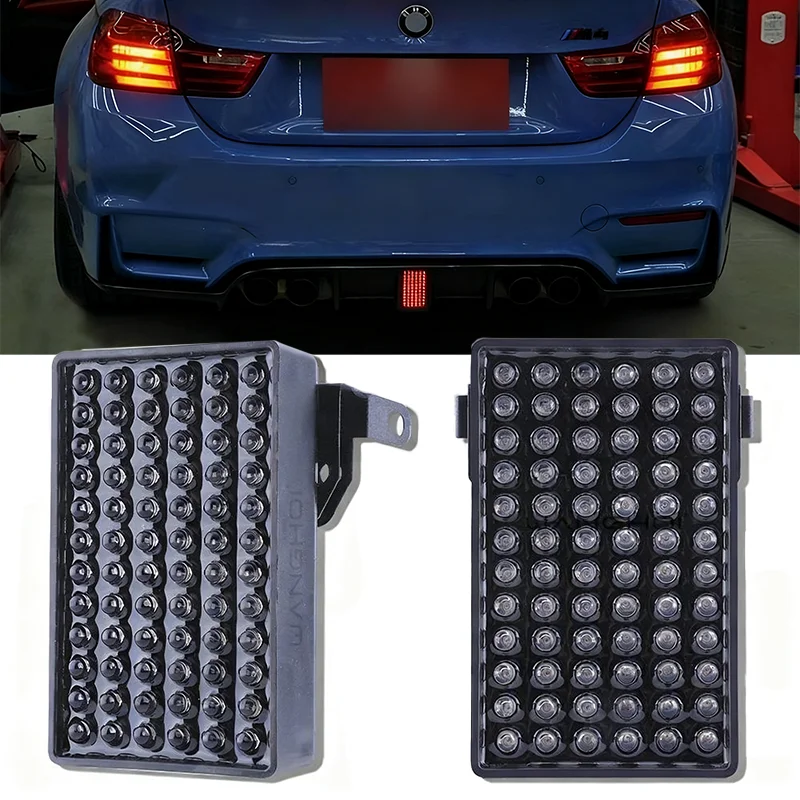 72led車ブレーキライトユニバーサル12v-f1スタイルフラッシュシグナルライトリアディフューザースポイラーテールライトbmw-vw用交換