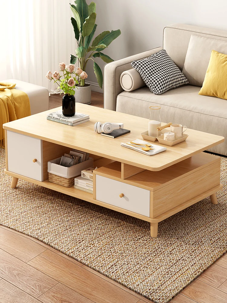 Living Room, Household Dining Table, Dual-purpose, Minimalist, Modern Sofa, Side Table, Storage Small Tea Table, Low Table