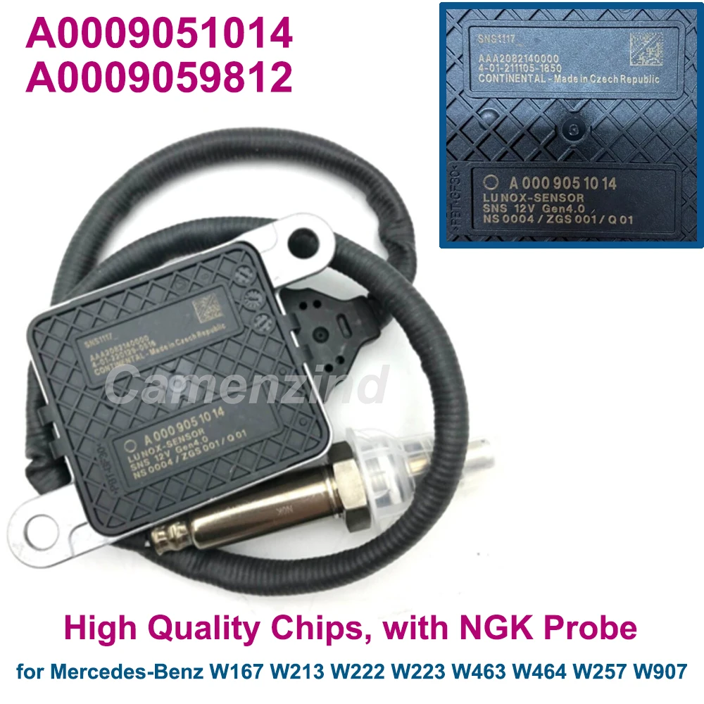 

A0009051014 0009051014 New Continental Nitrogen Oxygen Nox Sensor for Mercedes-Benz W167 W213 W222 W223 W463 W464 W257 W907
