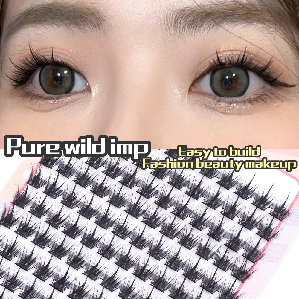 

10 Rows Eyeslashes Extension Personal Eye Lash Professional Makeup Individual Cluster Grafting Fake Wholesale False Eyelashes