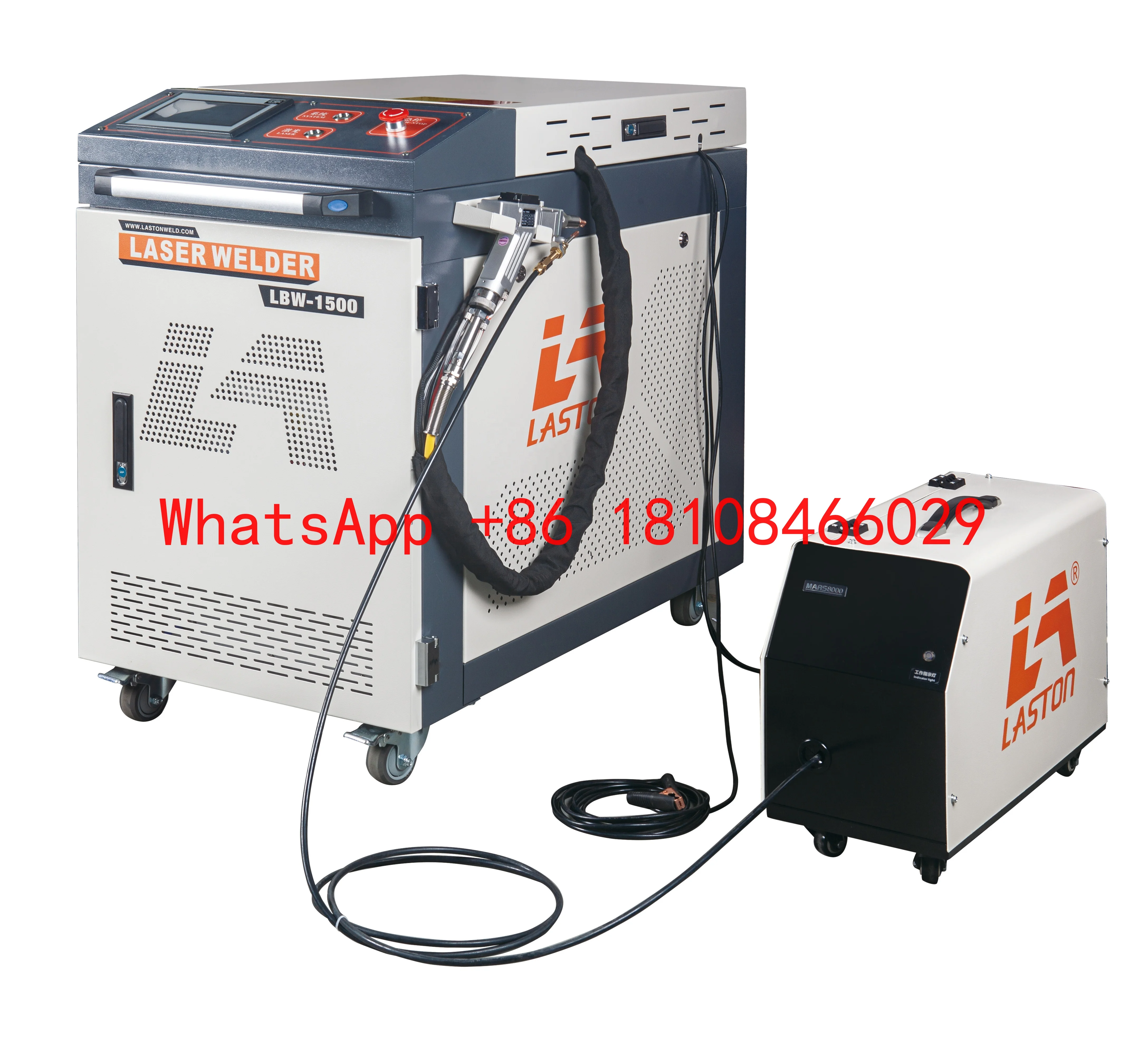 Máquina de Soldadura Láser de Fibra JPT 3 en 1 LASTON LBW-1500L, Soldador Láser Portátil de 1500W