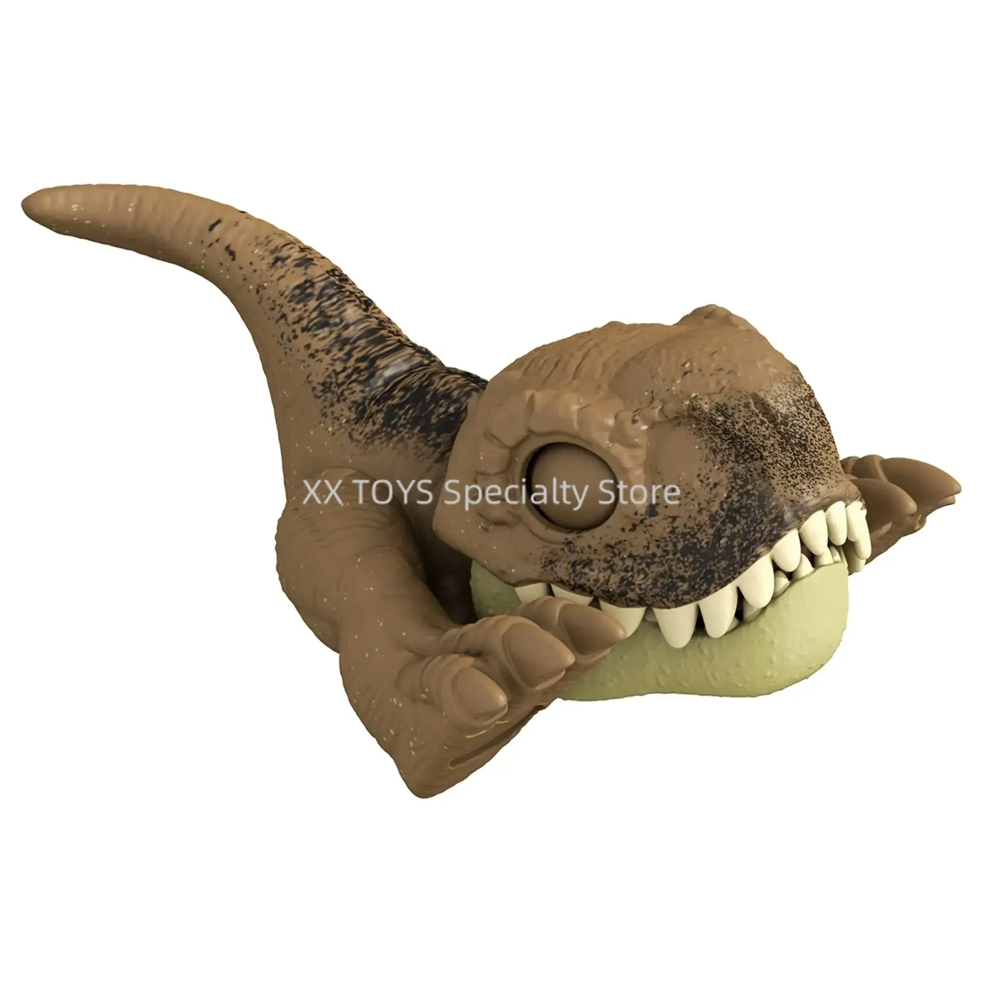 شخصيات ديناصور صغيرة من العالم الجوراسي غير محفورة تشكيلة ديناصور الأصابع T-Rex فيلوسيرابتور ألعاب تفاعلية زرقاء هدايا #5