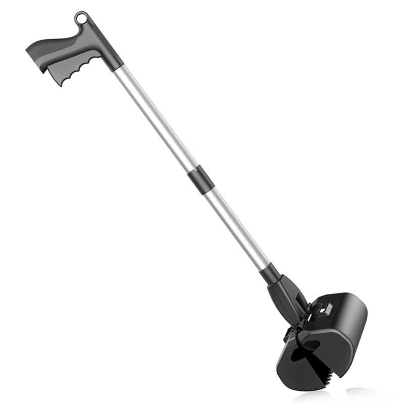 Pooper Scooper For Large Medium Small Dogs 32Inch Extra Long Dog Pooper Scooper Non-Breakable Handle Pooper Scoopers