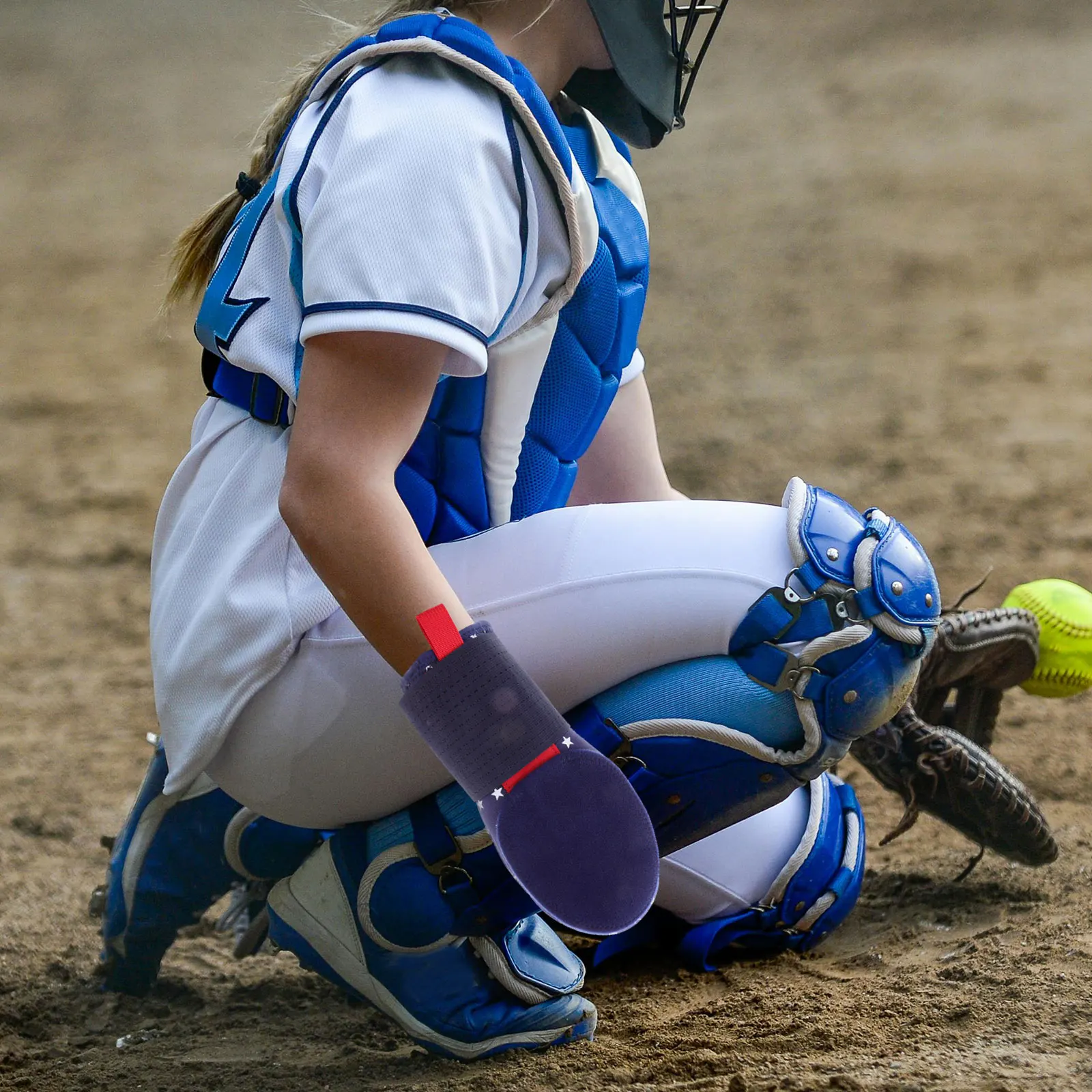 

Youth Sliding Mitt Baseball Elastic Neoprene Soft Gloves Lightweight Protective for Training and Games Sliding Mitt for Baseball