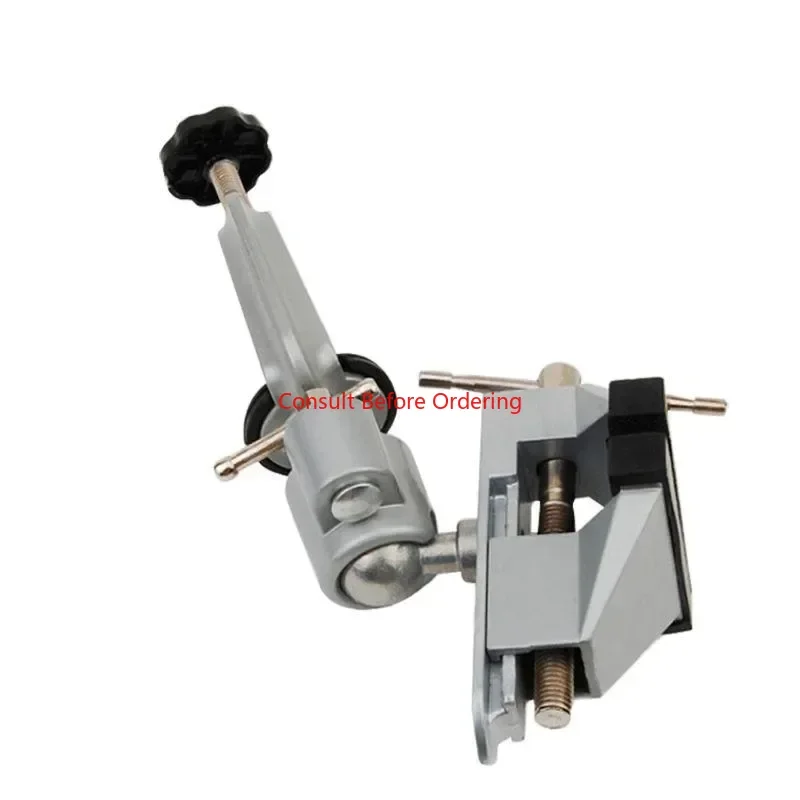 ขาตั้งสว่านแบบหนีบ พร้อมที่จับสว่านไฟฟ้า อุปกรณ์เสริมสำหรับเครื่องเจียรขนาดเล็ก แบบหมุนได้