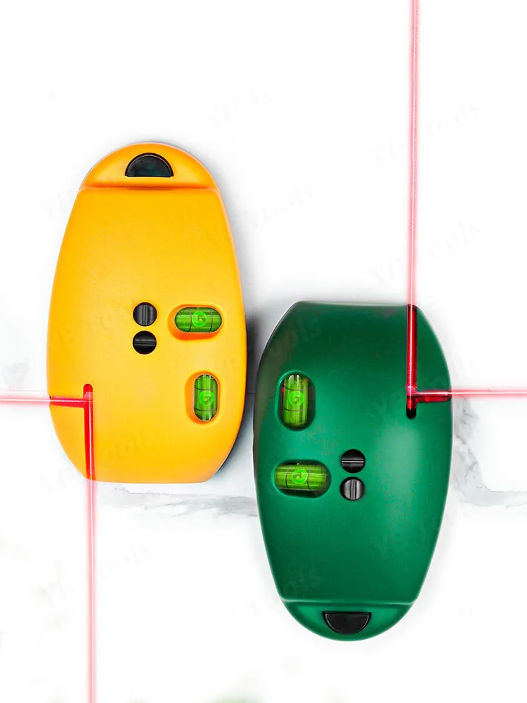 Level Portable Electronic Right Angle Infrared Level High Precision Strong Light 90 Degree Electronic Laser Straight Line Bubble