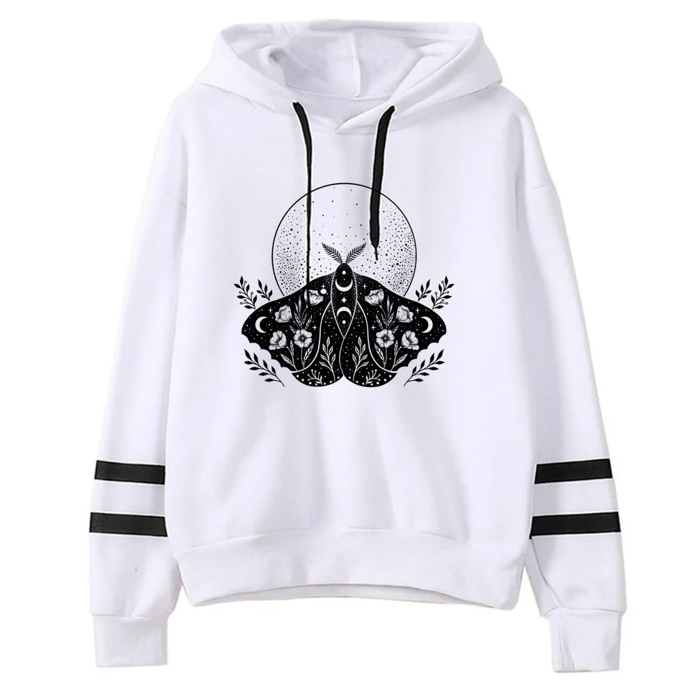 Witch hoodie athleisure clothes for teens youthful anime manga casual wear female pullover designer graphic