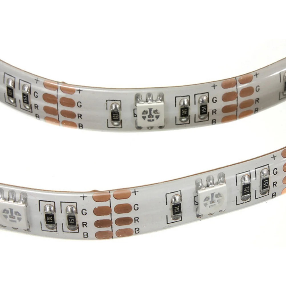 

200Cm Rgb Led Strip Flexible Rope Light For Bedroom Living Room Desk Decor Energy Saving Multi-Color Led Light