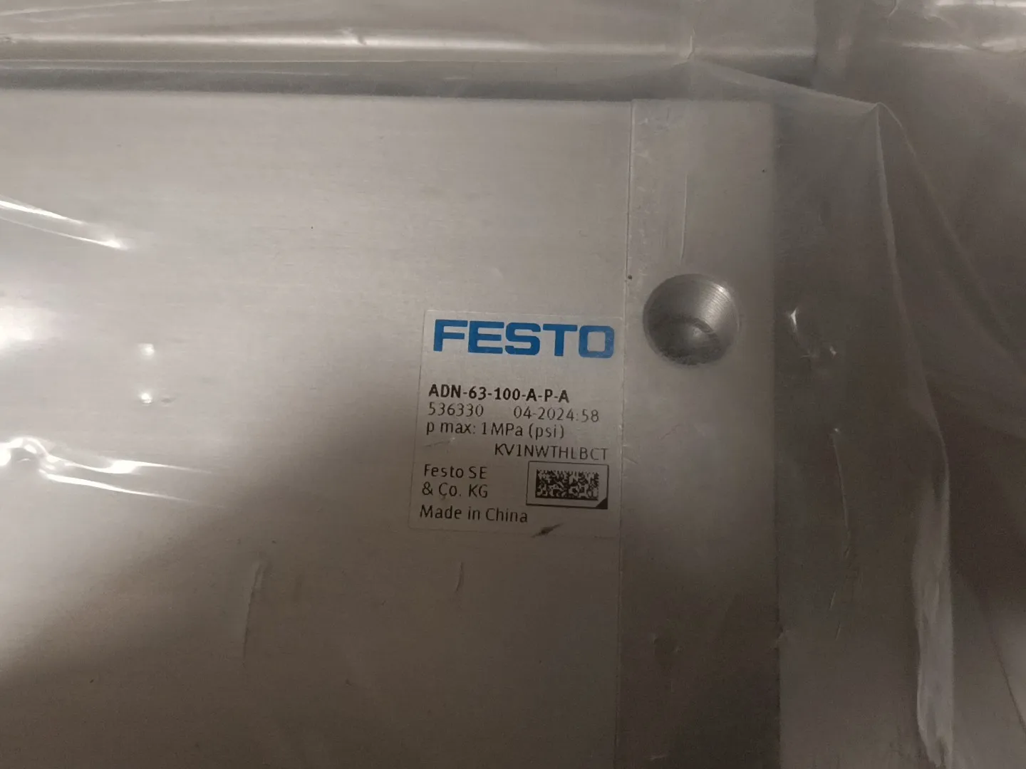 Festo cylinder model ADN-63-100-A-P-A, 536330 new original