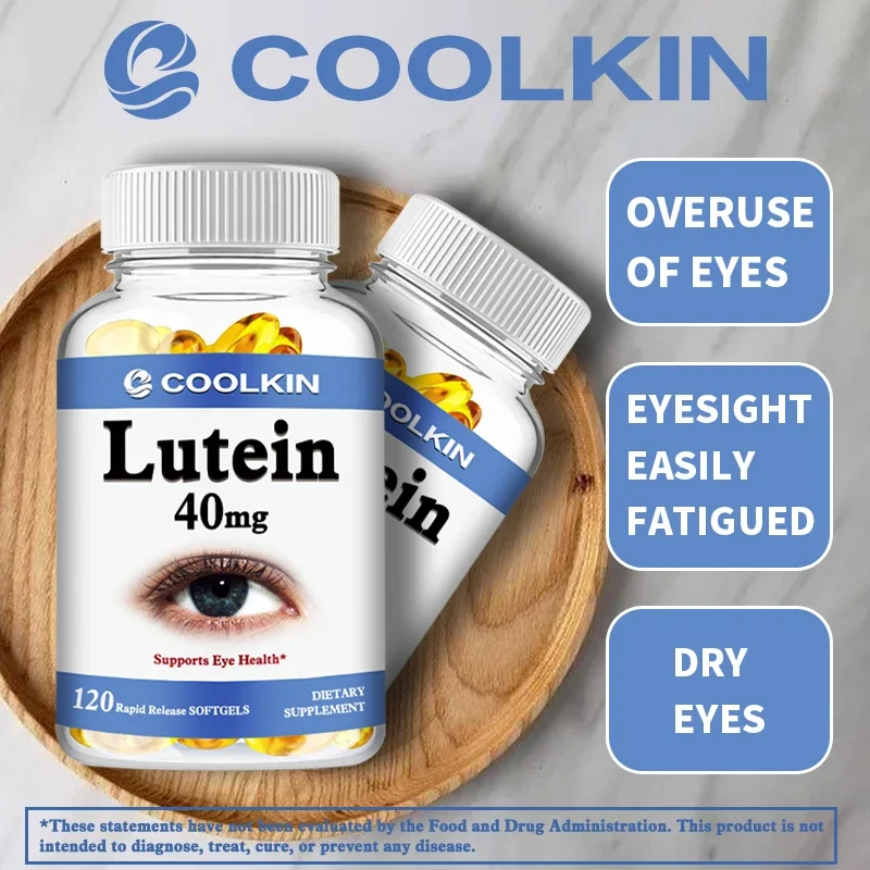 Lutein Capsules - Relieve Eye Fatigue, Dry Eye and Vision Health, Prevent Blue Light, Prevent Myopia