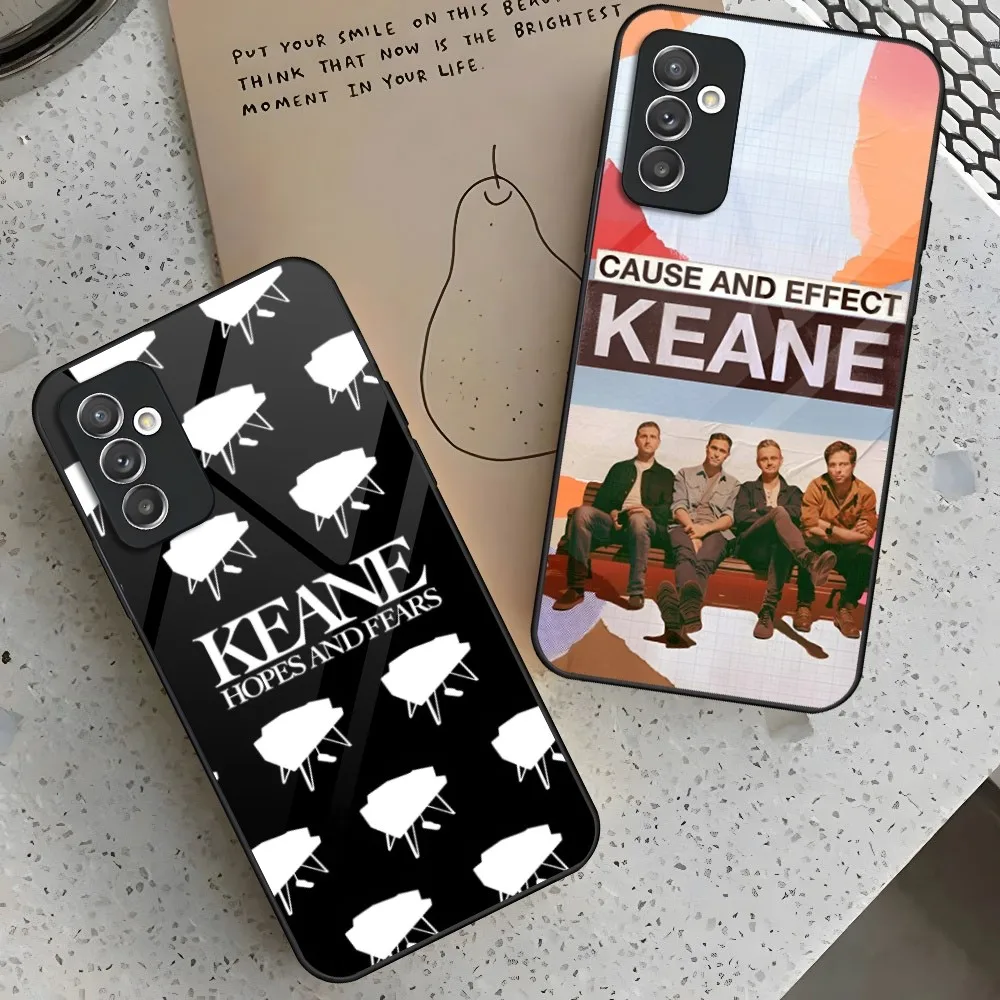 

Чехол музыкальный KEANE для телефона Samsung Galaxy S24 S23 S22 S21 S20 A24 A34 A54 A53 Note20 M54 Fe Ultra Plus из стекла