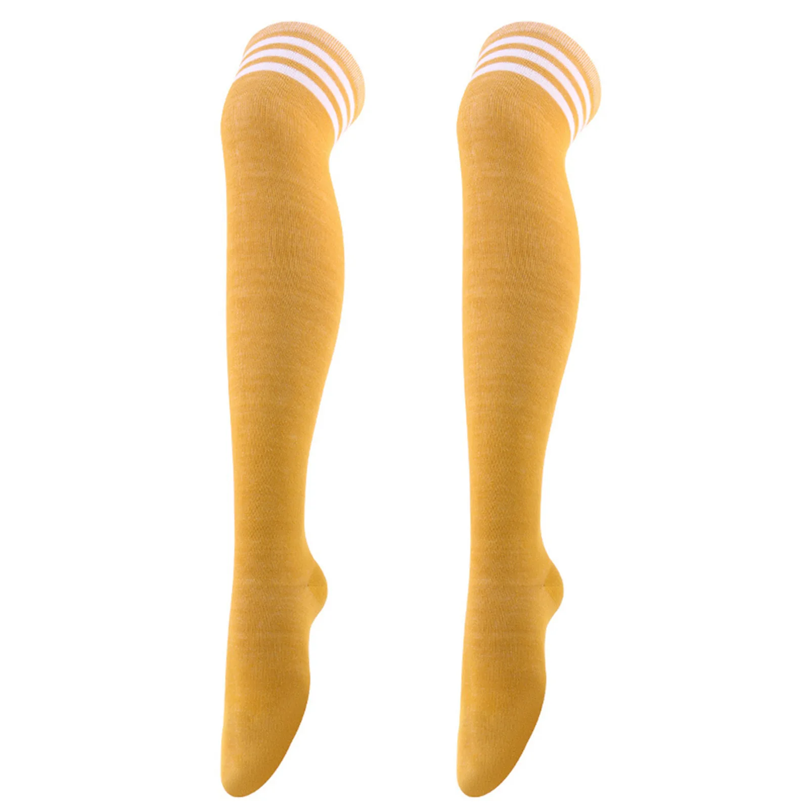 Frauen JK Strümpfe Halloween Party Cosplay Socken Über Knie Oberschenkel Socken Warme Strumpf Frauen Boot Socke Triple Streifen Lange Socken – Detail 12