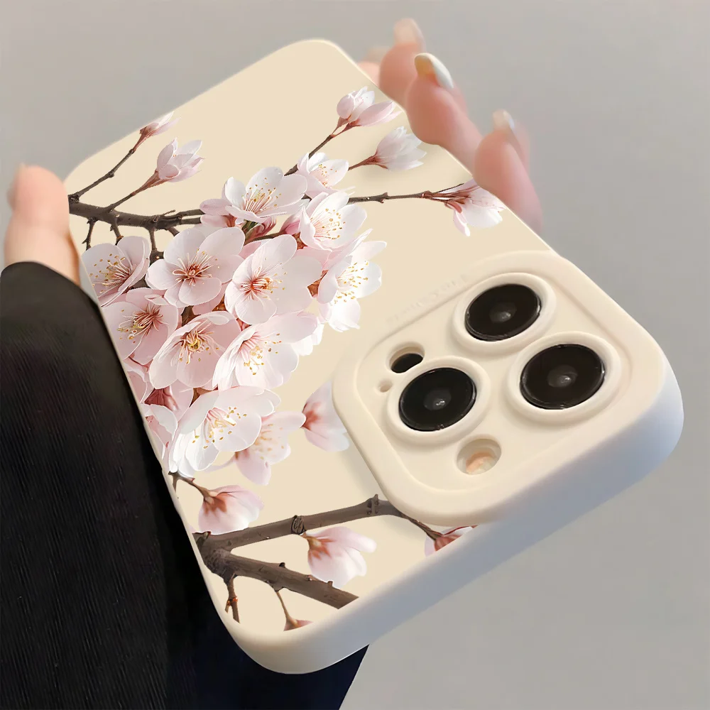 Wrist Strap Lanyard Pink Cherry Blossom Phone Cases For Samsung Galaxy S26 S25 S24 Plus A54 A56 Ultra S22 S23 A55 A34 A36 Cover view 5
