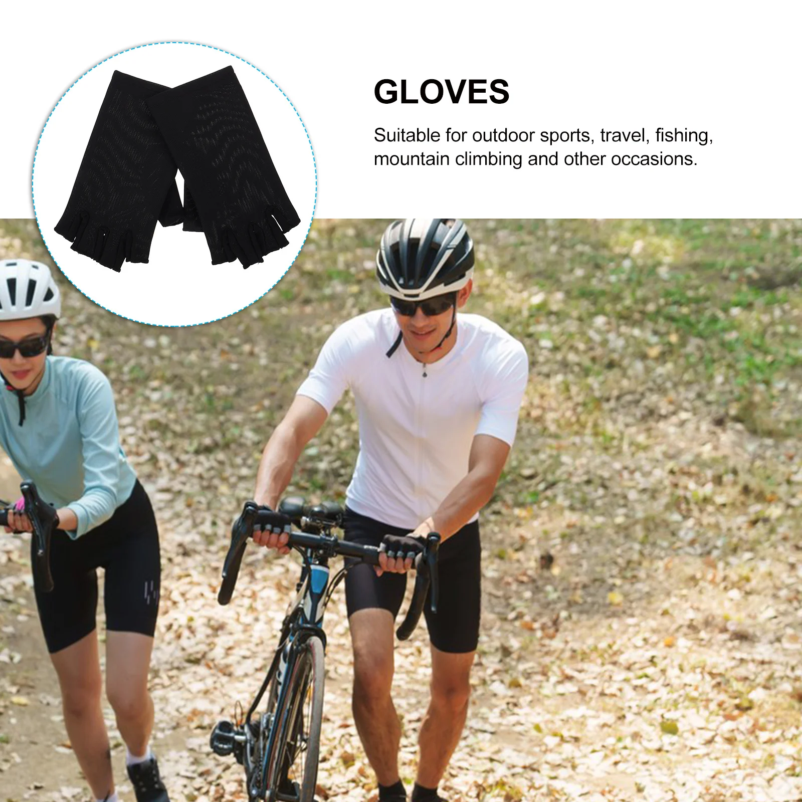 

1Pair Uv Hand Protection Gloves for Nails Gel Manicures LED Lamp Curing Nail Work Driving Outdoor Activities Half