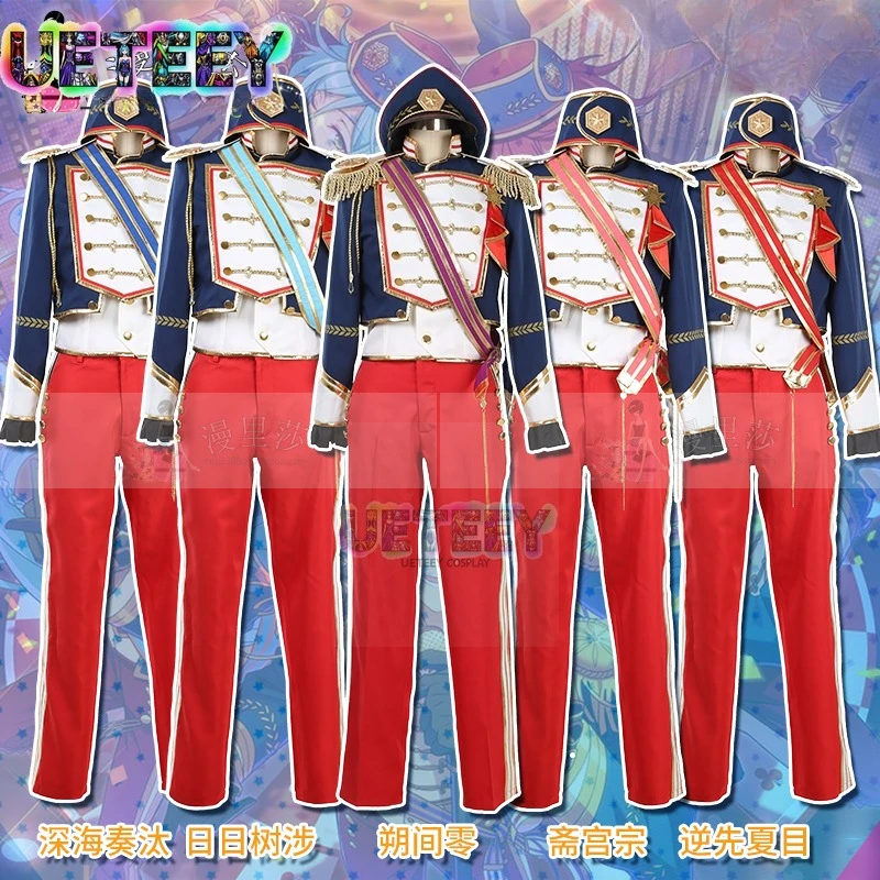 UETEEY COS Ensemble Stars Five Oddities Sakuya Sakasaki Kanata Shinkai Natsume Sakasaki disfraz Cosplay conjunto de disfraz de Halloween