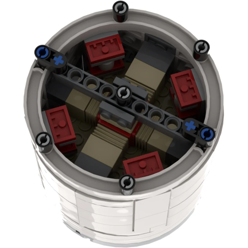 196PCS MOC Oddly Satisfactory Creation Modular Building Blocks DIY Creative Model Assembly Toy for Kids and Hobby Collectors