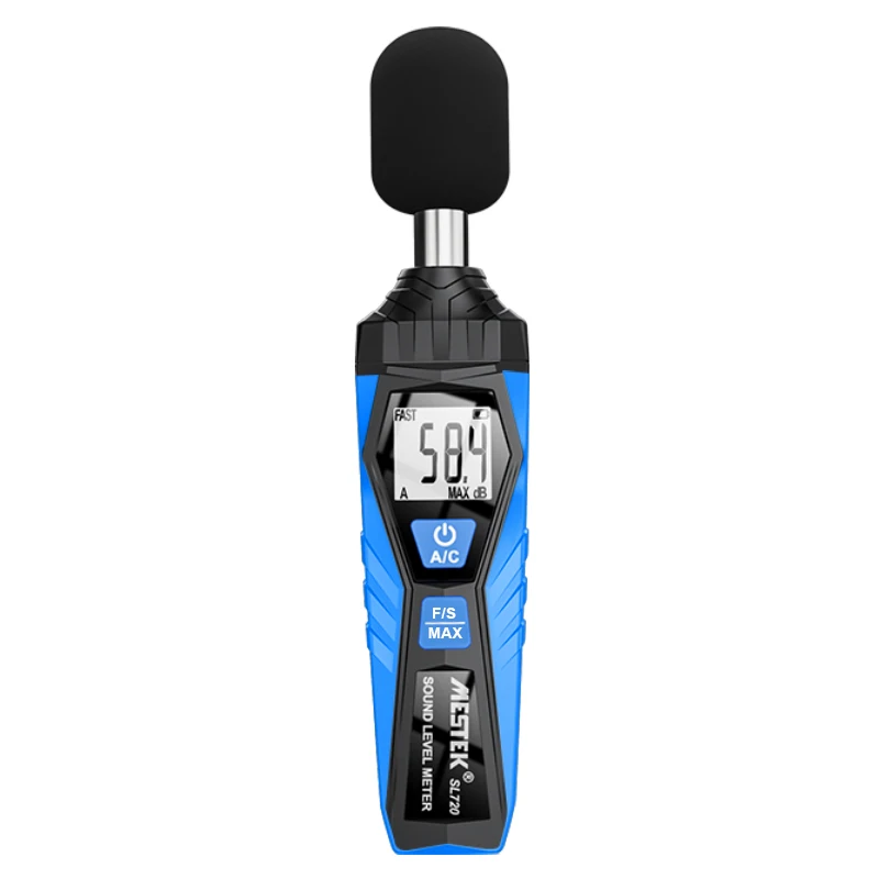 Mini Medidor De Nível De Som, Decibel Logger, Detector De Áudio De Ruído, Ferramenta De Diagnóstico Digital, Microfone Automotivo, SL720